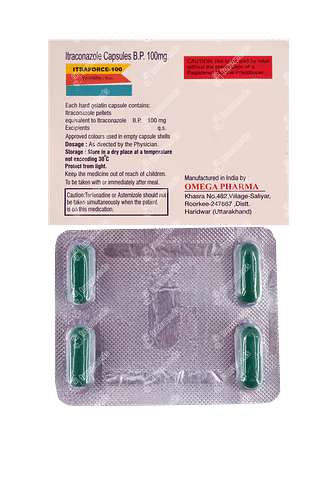 Itraforce 100 MG Capsule 4