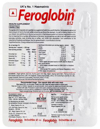 Feroglobin B12 Capsule 15
