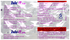Zole It 200 Capsule 10