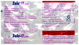 Zole It 200 Capsule 10