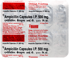 Ampicillin 500Mg Capsule 10