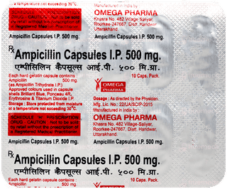 Ampicillin 500Mg Capsule 10