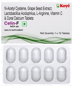 Celin F Tablet 10