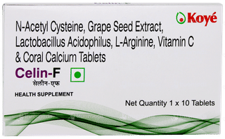 Celin F Tablet 10