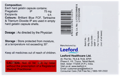 Pregabanyl 75 Capsule 10 Pregabanyl 75 Capsule 10