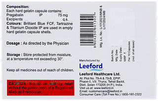 Pregabanyl 75 Capsule 10