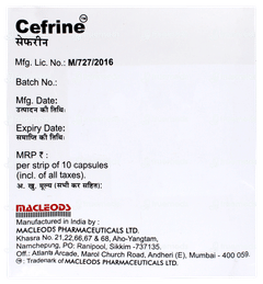 Cefrine Capsule 10 Cefrine Capsule 10