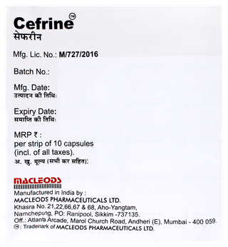 Cefrine Capsule 10