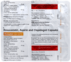 Rosutor Gold 20/75 Capsule 15