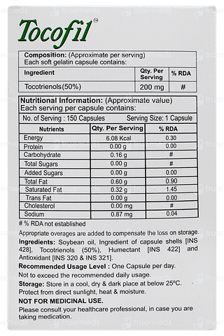 Tocofil Capsule 15