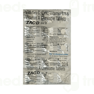 Zac D Chewable Tablet 15