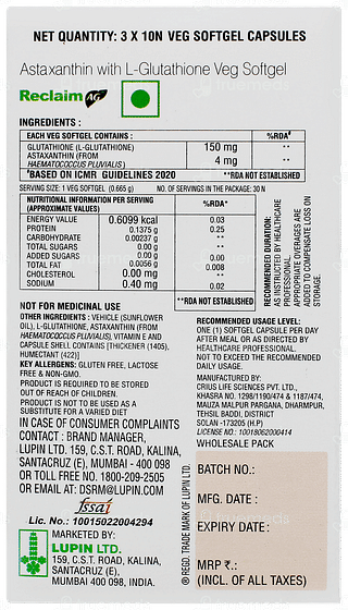 Reclaim Ag Capsule 10