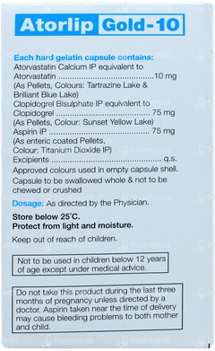 Atorlip Gold 10 Capsule 10 Atorlip Gold 10 Capsule 10