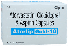 Atorlip Gold 10 Capsule 10 Atorlip Gold 10 Capsule 10