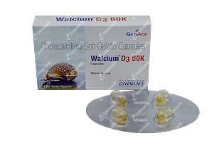 Walcium D3 60k Capsule 4