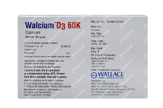 Walcium D3 60 K Capsule 4