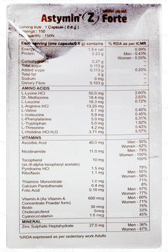 Astymin Z Forte 2 Pack Of 15 Capsules