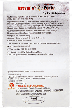 Astymin Z Forte 2 Pack Of 15 Capsules
