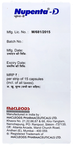 Nupenta D Capsule 15