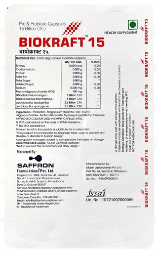 Biokraft 15 Capsule 10