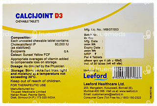 Calcijoint D3 60000 IU Tablet  4