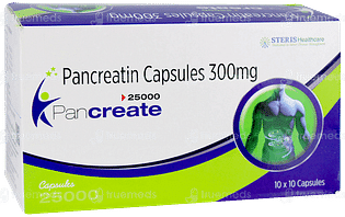 Pancreate 25000 Capsule 10