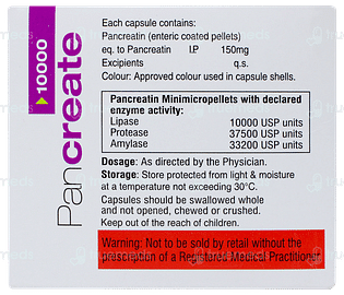 Pancreate 10000 Capsule 10