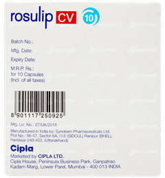 Rosulip Cv 10 Capsule 10 Rosulip Cv 10 Capsule 10