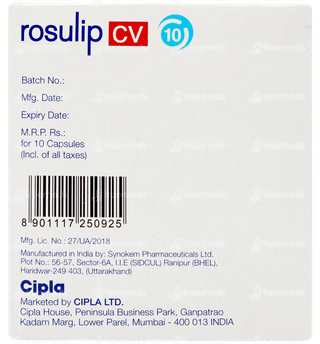 Rosulip Cv 10 Capsule 10