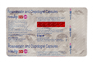 Rosulip Cv 20/75 MG Capsule 10