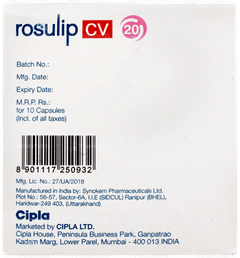 Rosulip Cv 20 Capsule 10