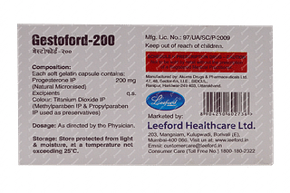 Gestoford 200 MG Capsule 10