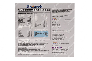 Zincosule 4g Capsules 15