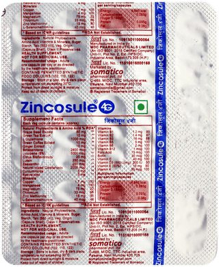 Zincosule 4G Capsule 15