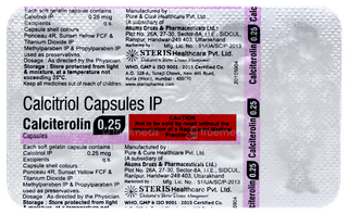 Calciterolin 0.25 Capsule 10