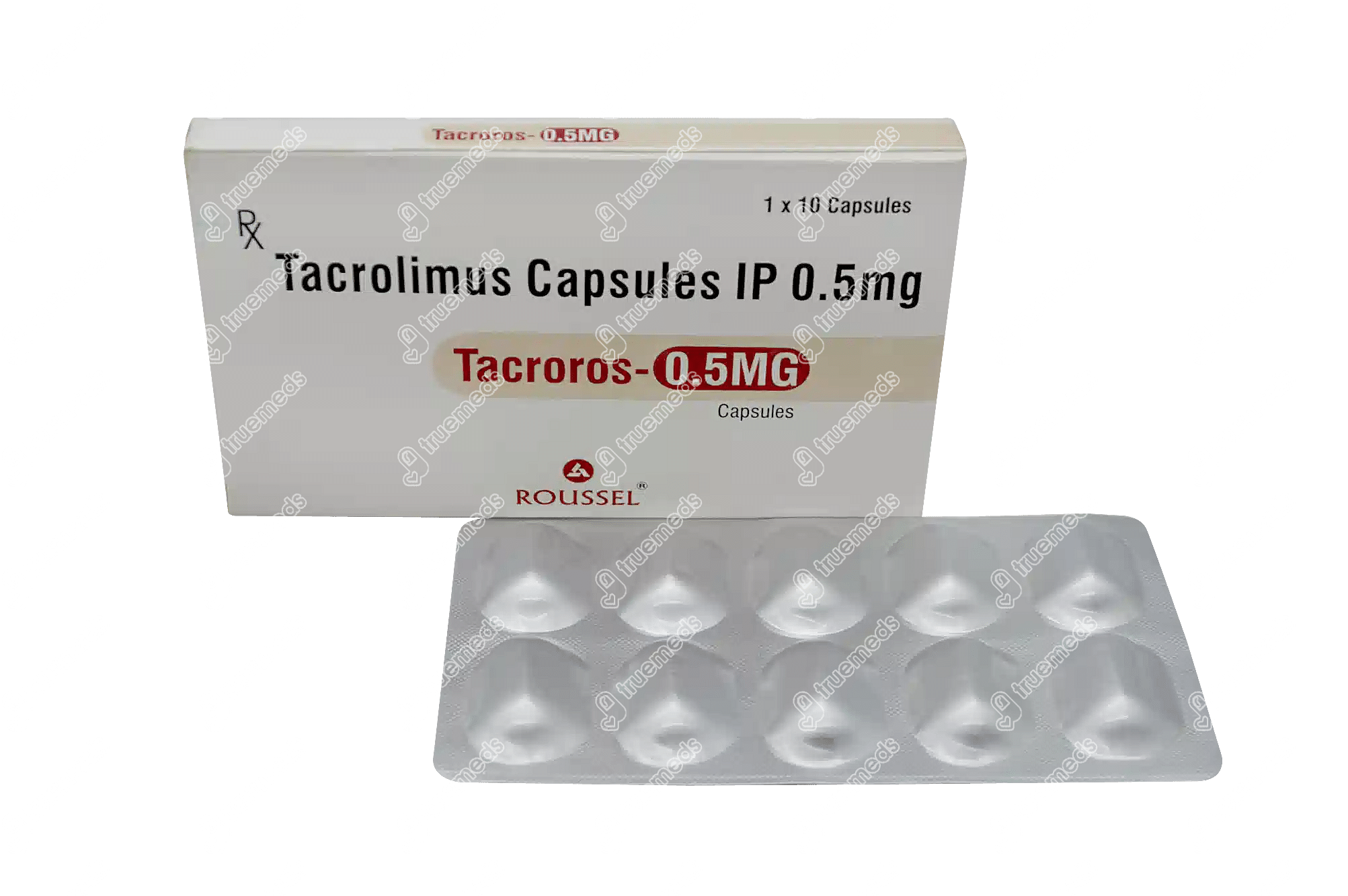 Tacroren 0.5 MG Capsule 10 - Uses, Side Effects, Dosage, Price | Truemeds