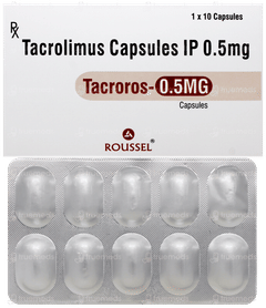Tacroros 0.5Mg Capsule 10