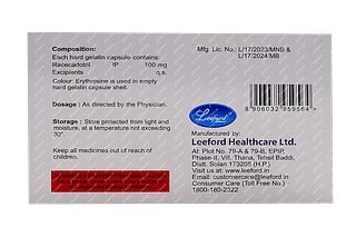 Lee Dott 100 MG Capsule 10