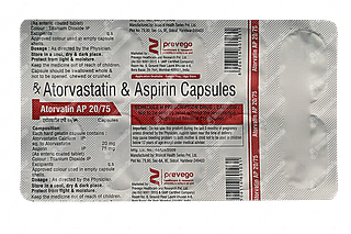 Atorvatin Ap 20/75 Capsule 10