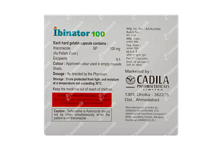 Ibinator 100 MG Capsule 15