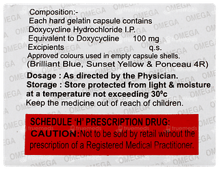 Doxycycline 100mg Capsule 10