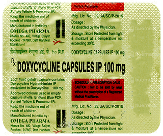 Doxycycline 100mg Capsule 10