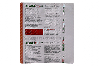 Zivast Asp 10/75 MG Capsule 15