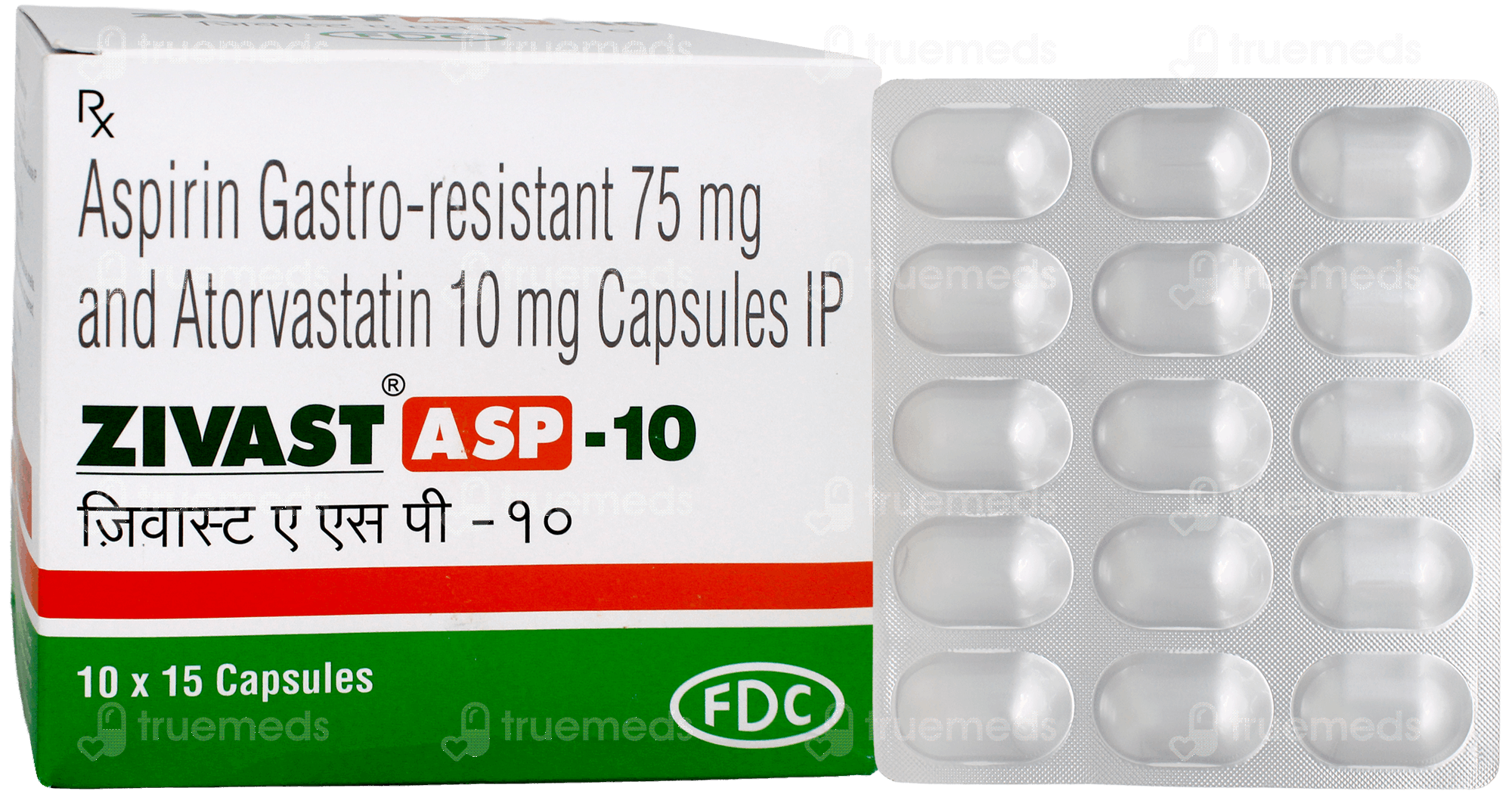 Zivast Asp 10 Capsule 15