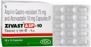 Zivast Asp 10 Capsule 15