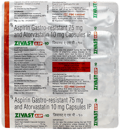 Zivast Asp 10 Capsule 15 Zivast Asp 10 Capsule 15