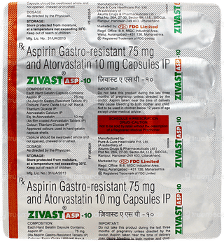 Zivast Asp 10 Capsule 15
