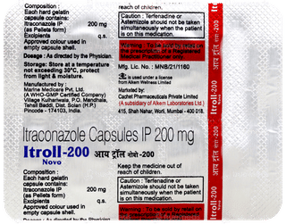 Itroll Novo 200 Capsule 10