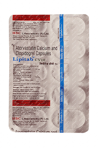 Lipitab Cv 10/75 MG Capsule 10