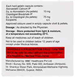 Lipitab Cv 10 Capsule 10 Lipitab Cv 10 Capsule 10
